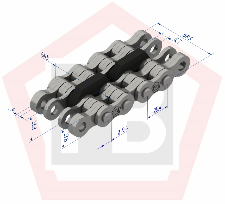 Flyerkette für Lindestapler - 9495104... Flyerkette für Lindestapler - 9495104...